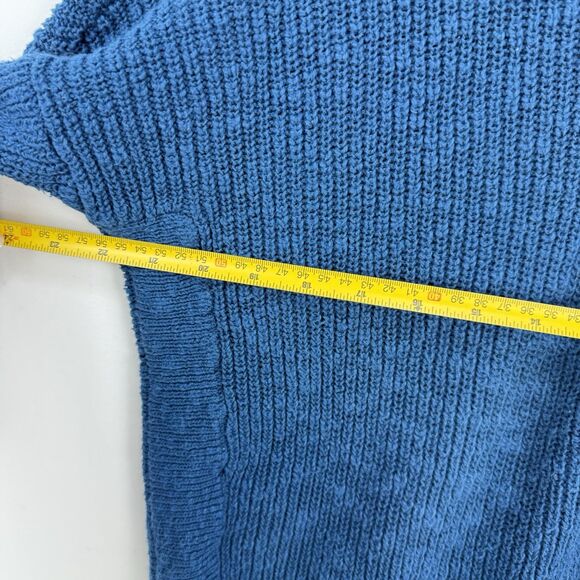 Express Women’s Size SP Blue Half Zip Knit Sweater - Picture 16 of 16